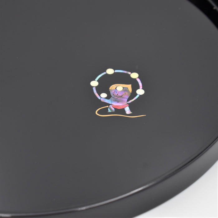 Fujin-Raijin Round Tray