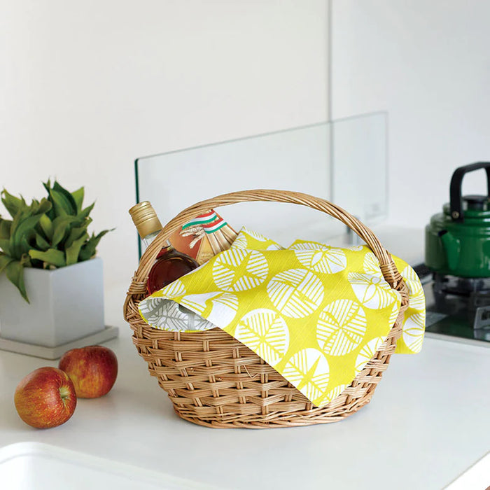 Furoshiki Isa Monyo Reversible 48 (Pine Yellow/Gray)