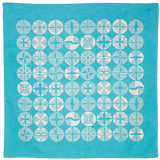 Furoshiki Isa Monyo Water-Repellent 70 (Pine Turquoise)