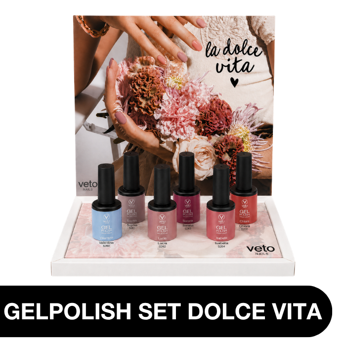 GEL POLISH DISPLAY-SET "DOLCE VITA"