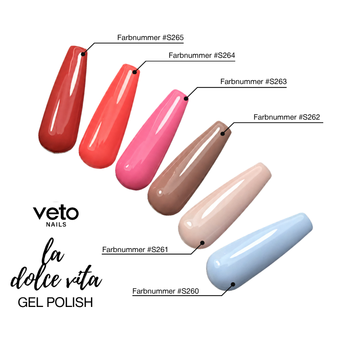 GEL POLISH DISPLAY-SET "DOLCE VITA"