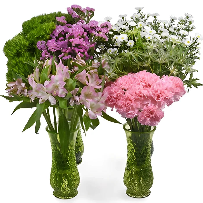 Gentle Pinks and Purples DIY Flower Kit