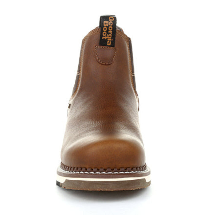 Georgia GB00353 Men's Steel Toe Wedge Sole Waterproof Chelsea Work Boot