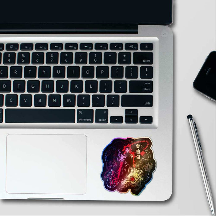 Geto Cursed Spirit Manipulator Holographic Sticker - Holographic stickers | STICK IT UP