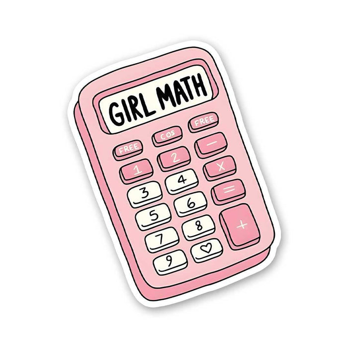 Girl Math Sticker - Stickers | STICK IT UP