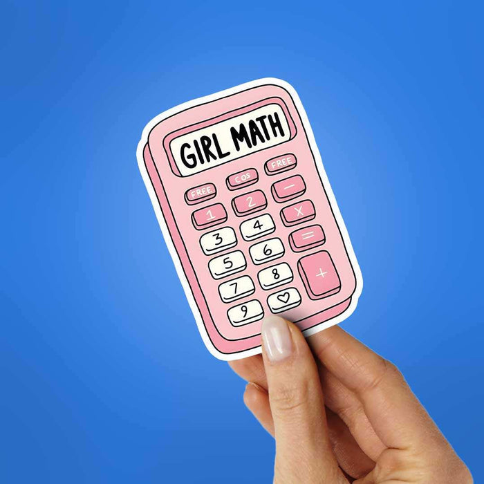 Girl Math Sticker - Stickers | STICK IT UP