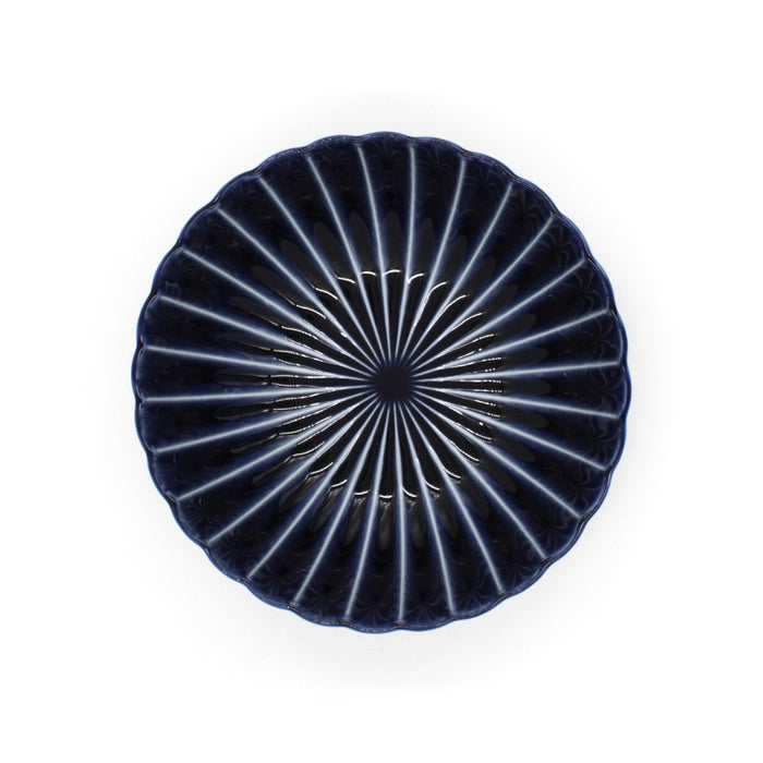 Giyaman Aizome Blue Serving Bowl