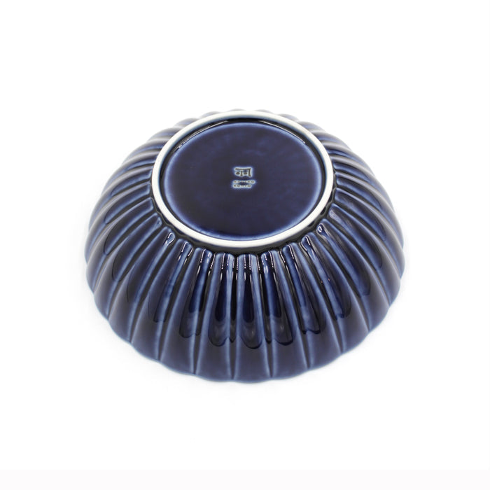 Giyaman Aizome Blue Serving Bowl