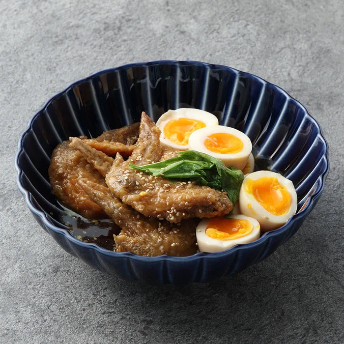 Giyaman Aizome Blue Serving Bowl