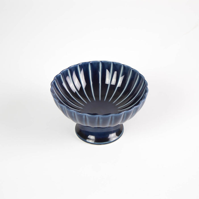 Giyaman Aizome Blue Upland Dessert Cup