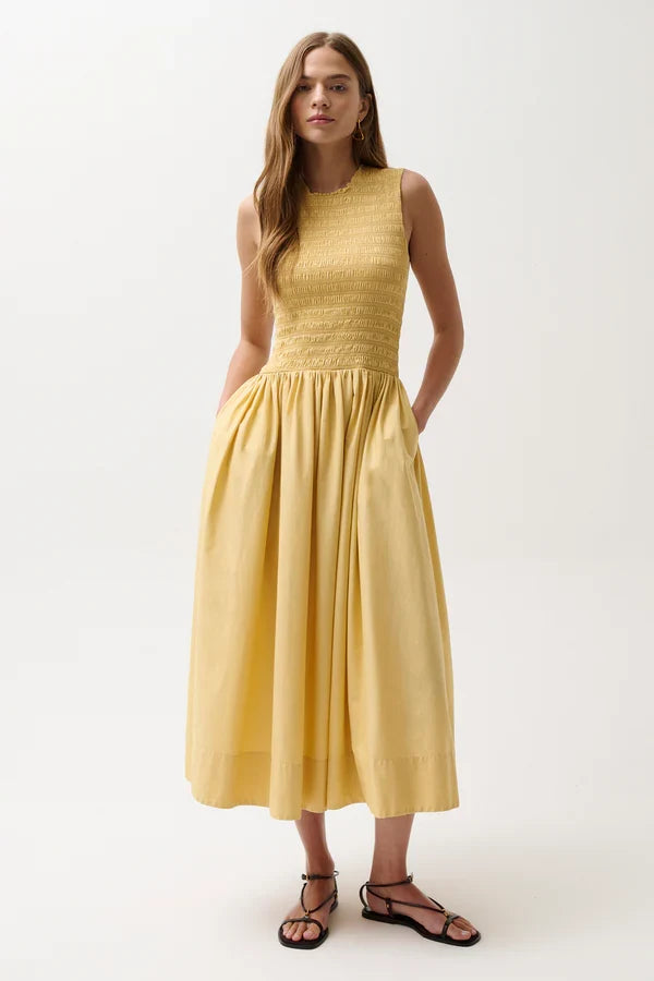 Gladys Dress | Light Tumeric