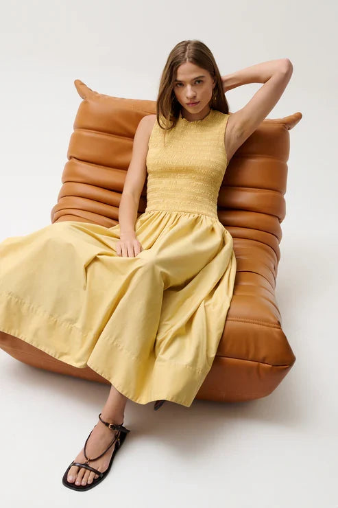 Gladys Dress | Light Tumeric