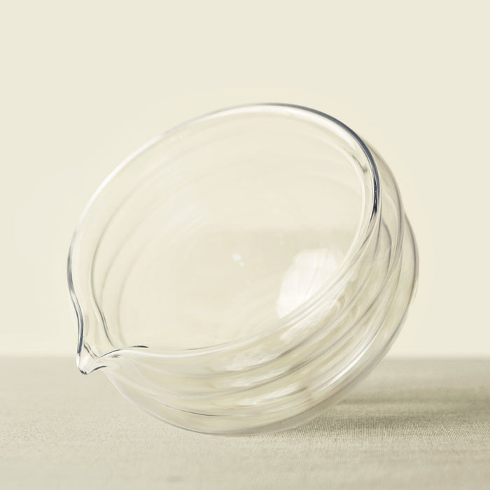 Glass Katakuchi Matcha Serving Bowl