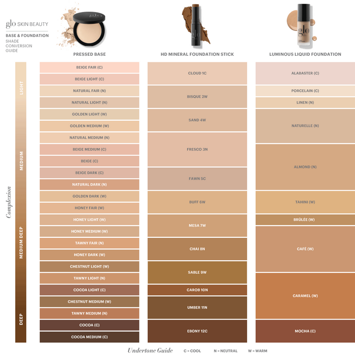 Glo Luminous Liquid Foundation SPF 18 - Tahini, 30 ml