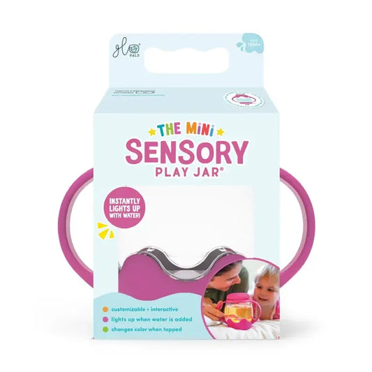Glo Pals Sensory Play Jar Pink