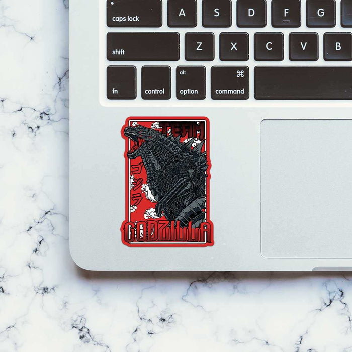Godzilla Majestic Black & Red Sticker - Stickers | STICK IT UP