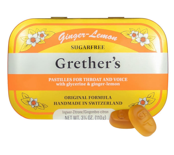Grether's Pastilles Sugarfree - Ginger Lemon