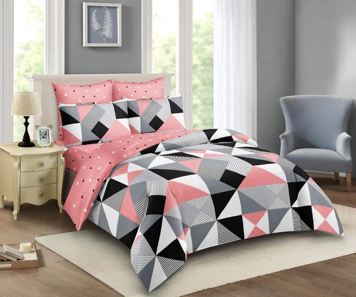 Grey Heart Lights 4pc Duvet Set – 5x6