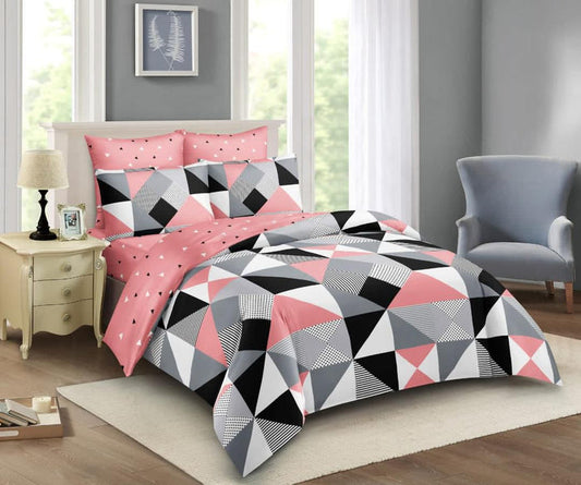 Grey Heart Lights 4pc Duvet Set – 5x6