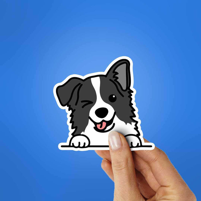 Grey puppy Sticker - Stickers | STICK IT UP