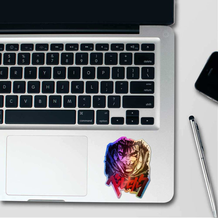 Guts Berserk Holographic Sticker - Holographic stickers | STICK IT UP