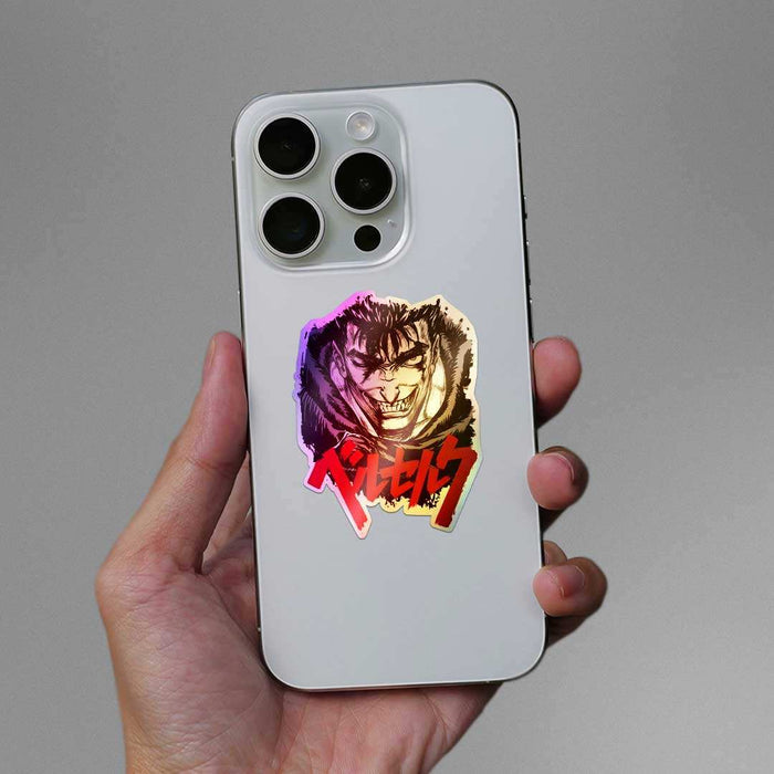 Guts Berserk Holographic Sticker - Holographic stickers | STICK IT UP