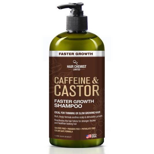 Hair Chemist Caffeine and Castor Faster Growth Shampoo 33.8 oz.