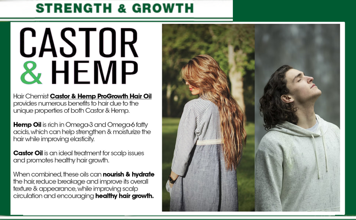 Hair Chemist Castor & Hemp Pro-Growth Hair Oil 7.1 oz.