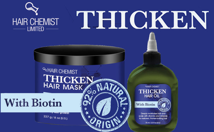 Hair Chemist Solutions Thicken Hair Mask with Biotin 8 oz.