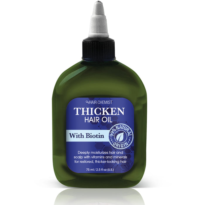 Hair Chemist Solutions Thicken Hair Oil with Biotin 2.5 oz.