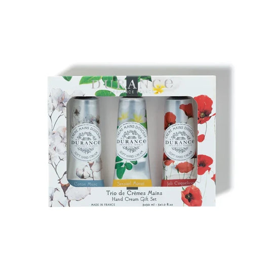 Hand Cream Gift Set 3X30Ml Cotton Musk + Sensual Monoi+Pretty Poppy