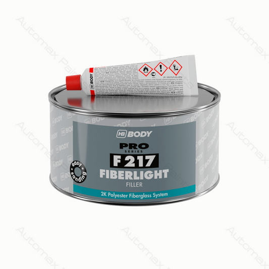 HB Body F217 Fiberlight Fiberglass Body Filler 2L
