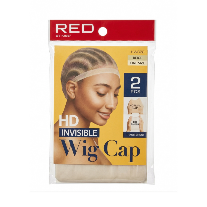 HD Invisible Wig Cap 2pcs [Beige] #HWC22