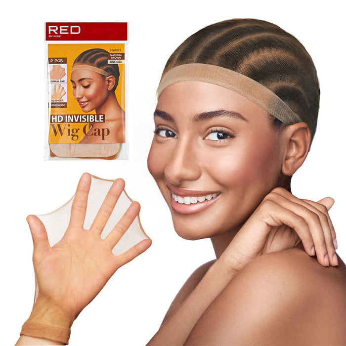 HD Invisible Wig Cap 2pcs [Natural Brown] #HWC21