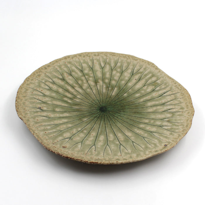 Hechimon Lotus Leaf Large Plate