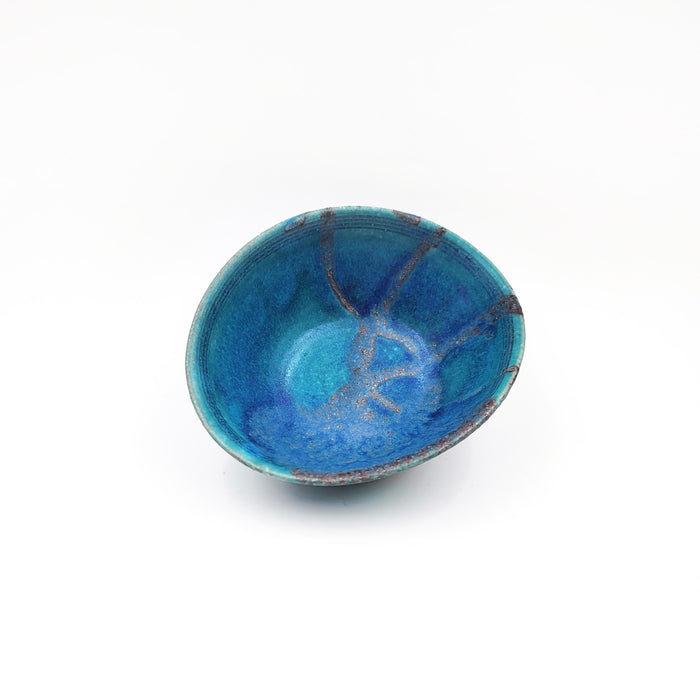 Hechimon Tsuyu-Kusa Asymmetrical Small Bowl