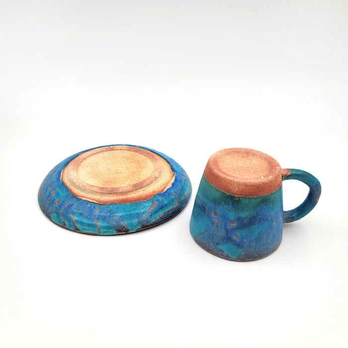 Hechimon Tsuyu-Kusa Petite Cup & Saucer