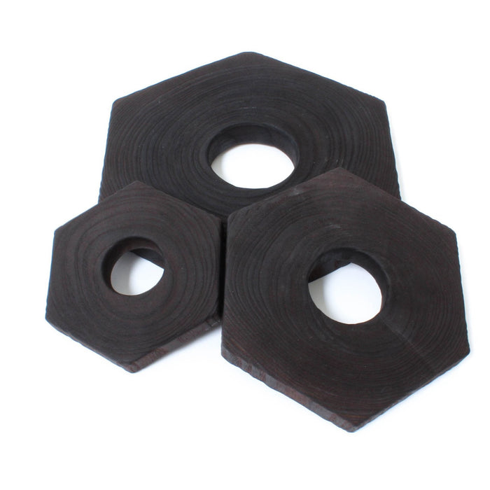 Hexagonal Paulownia Trivet