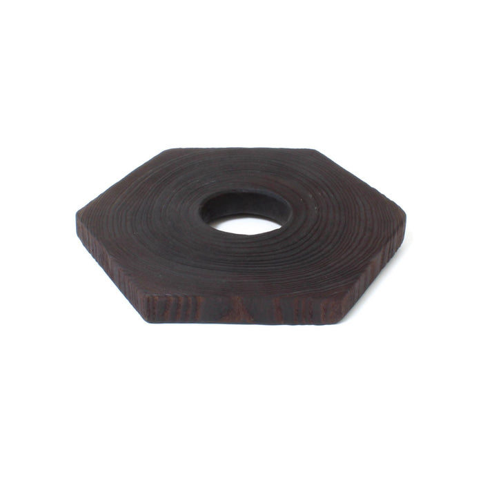Hexagonal Paulownia Trivet