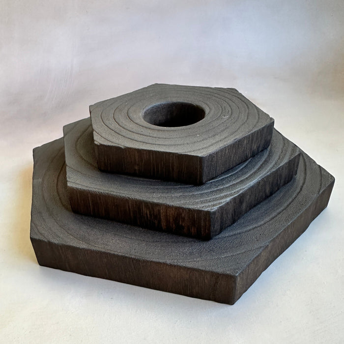 Hexagonal Paulownia Trivet