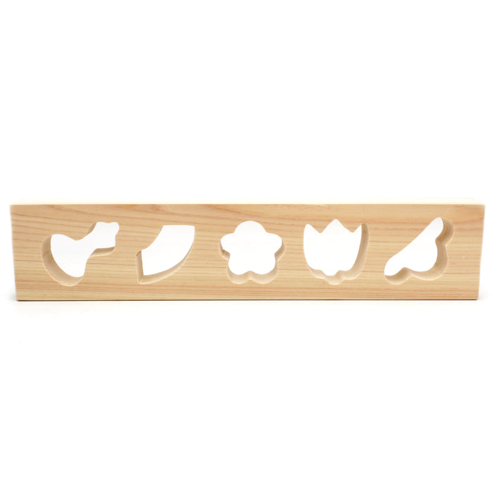 Hinoki Wood Mold (5 holes)