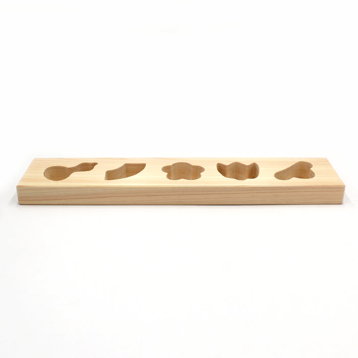 Hinoki Wood Mold (5 holes)