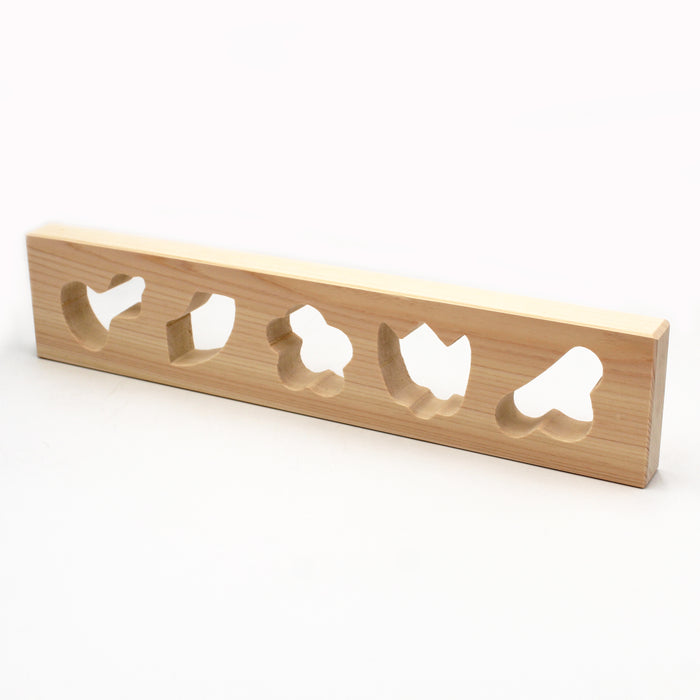 Hinoki Wood Mold (5 holes)