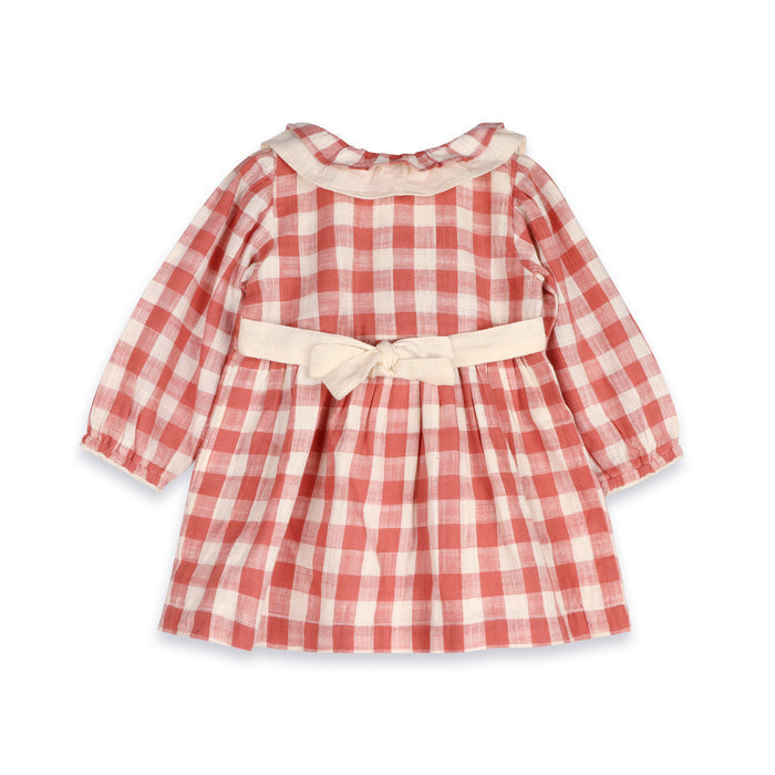 Holly Gingham Baby Dress & Bloomer (Organic Cotton)