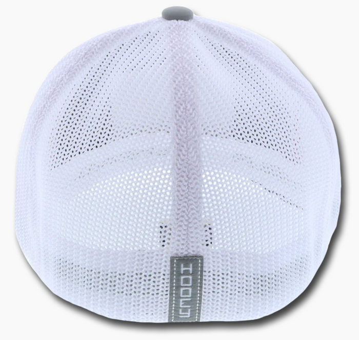 Hooey 1906-GYWH "Liberty Rope" American Flag Grey and White Flex Fit Snapback Cap