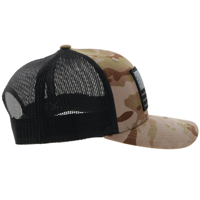 Hooey 2110T-TNBK "Liberty Rope" Camo and Black Trucker Cap *CLOSEOUT*