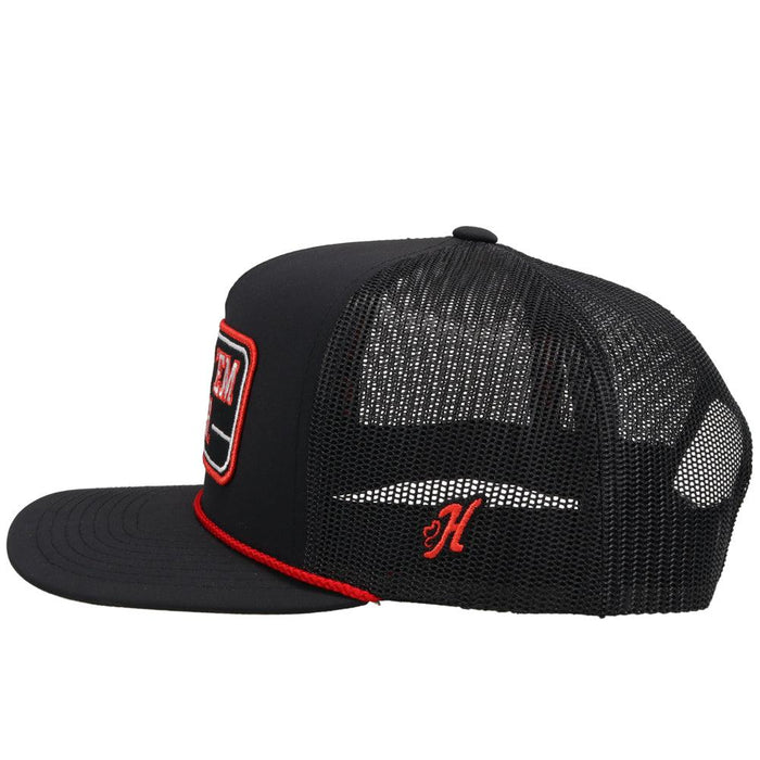 Hooey "7058T-BK" Texas Tech Black Wreck 'Em Snap Back Cap