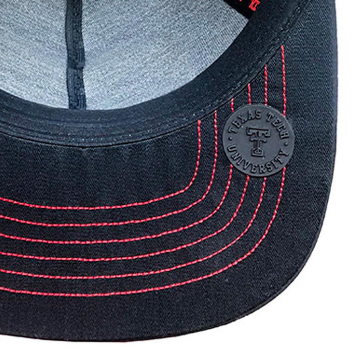 Hooey "7058T-BK" Texas Tech Black Wreck 'Em Snap Back Cap
