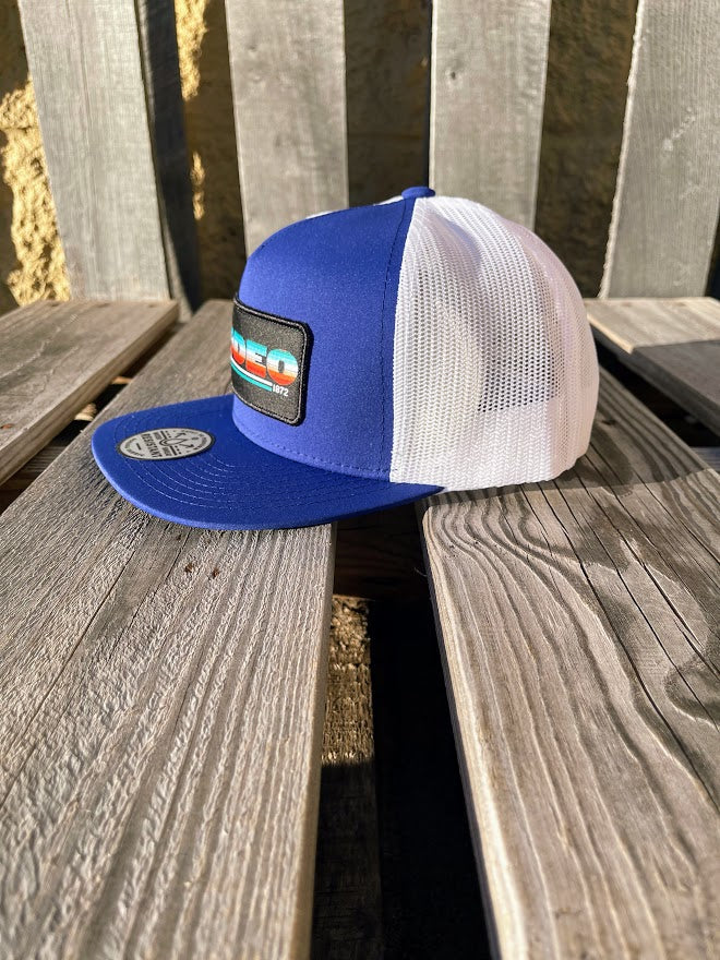 Hooey "Rodeo" Patch Blue and White Snapback Cap