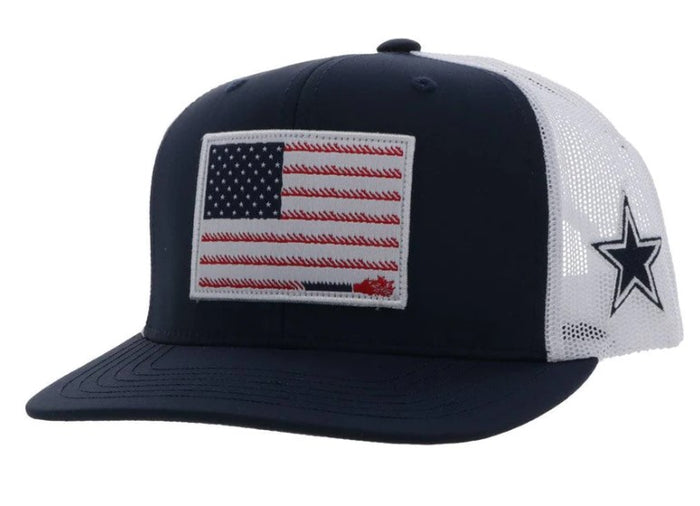 Hooey x Dallas Cowboys Cap with USA Flag Patch